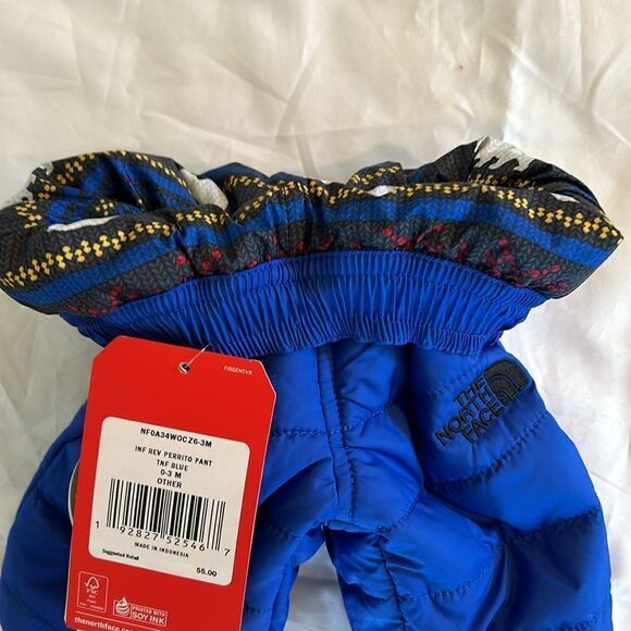 The North Face Perrito Reversible Pants Infant TNF Blue, Size 0-3Month, NWT - Picture 7 of 9